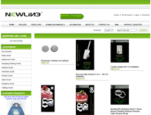 Tablet Screenshot of newlinescale.com